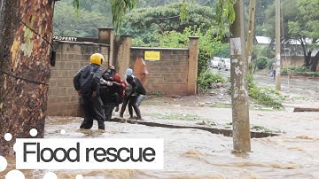 Man Rescued after being Swept Away by Kenya Flash Floods