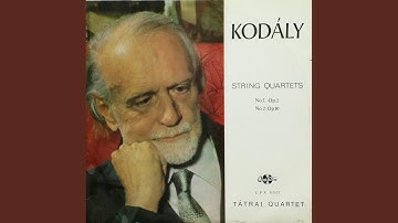 Vonósnégyes Op. 2 III. Presto