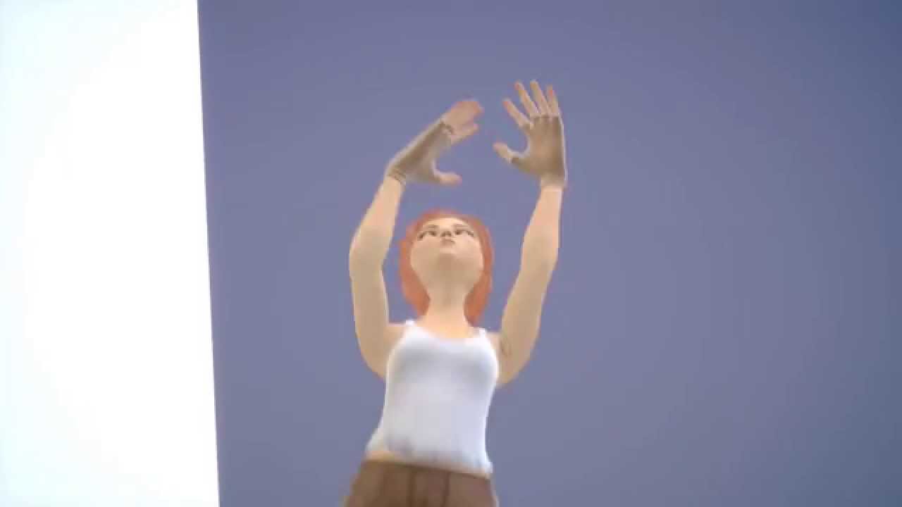 Walk run jump animation - YouTube