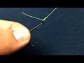 How to Tie On Fishing Hooks - Easiest Knot