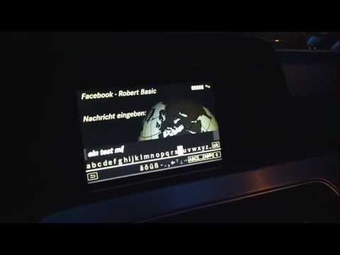 Comand Online Facebook App von Mercedes