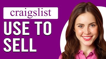 How To Use Craigslist To Sell (How To Sell Something On Craigslist)