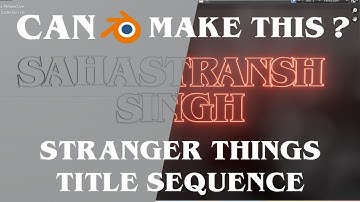 I made Stranger Things Title Sequence in blender llSahastranshll#strangerthings #blender