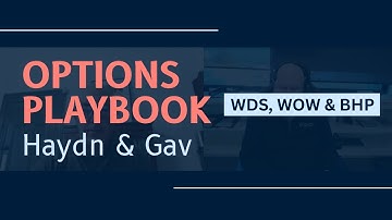Options Playbook Video: WDS, WOW and BHP