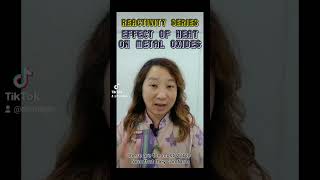 Effect of heat on metal oxides