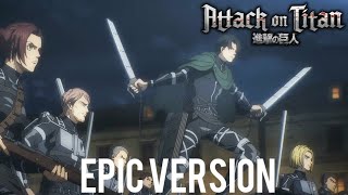 levi & devil's of paradis vs marley battle s4 ep 7 theme  EPIC VERSION