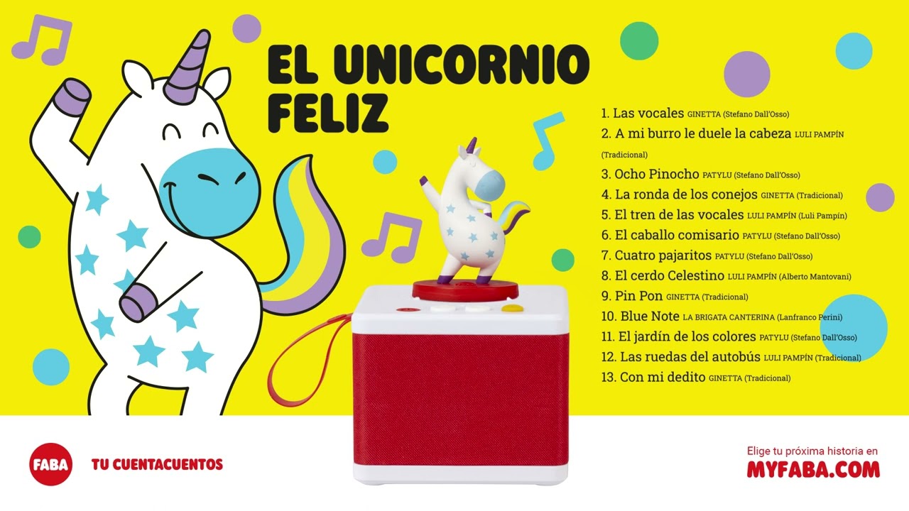 El unicornio feliz Personajes Sonoros FABA