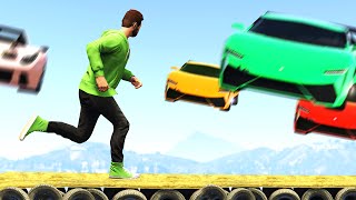 CARS vs. RUNNERS EXTREME! (GTA 5 Funny Moments)