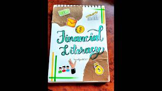 financial literacy front page design 📈📊🙃 #shorts #saritapatel_87 #youtubeshorts #trending #frontpage