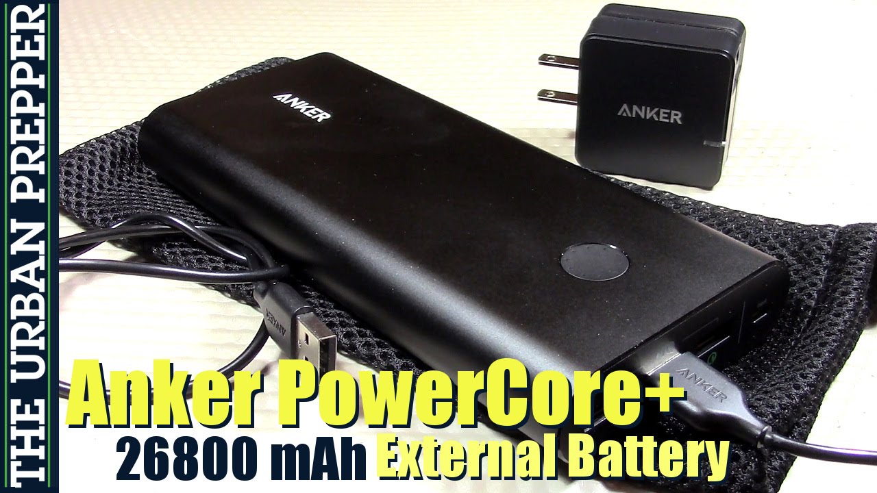 Anker PowerCore+ 26800 mAh Review YouTube