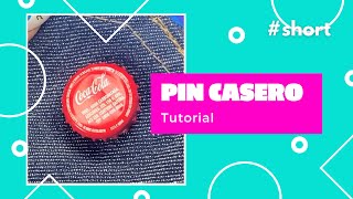 Make homemade pins by recycling