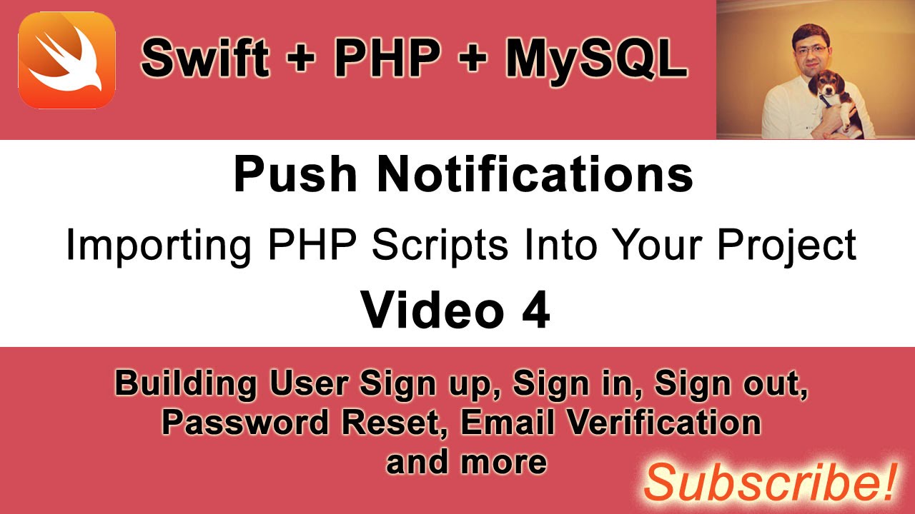 Your Own Push Notifications Server with PHP & MySQL - Video 4. Copying ...