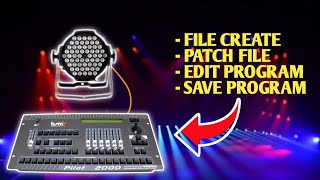 LED Par Lights File Create Kaise Kare || File Patch Kaise Kare || Program Save Kaise Kare || #lights