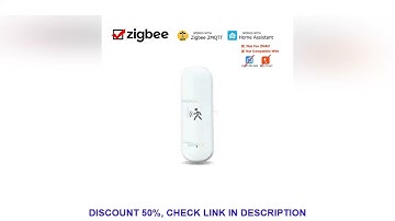 ZigBee Human Motion Sensor Radar Mmwave Temperature and Humidity Sensor Security Burglar Works With