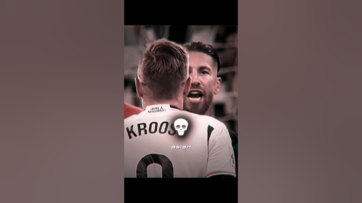 Toni kroos vs Sergio ramos 🥶🔥