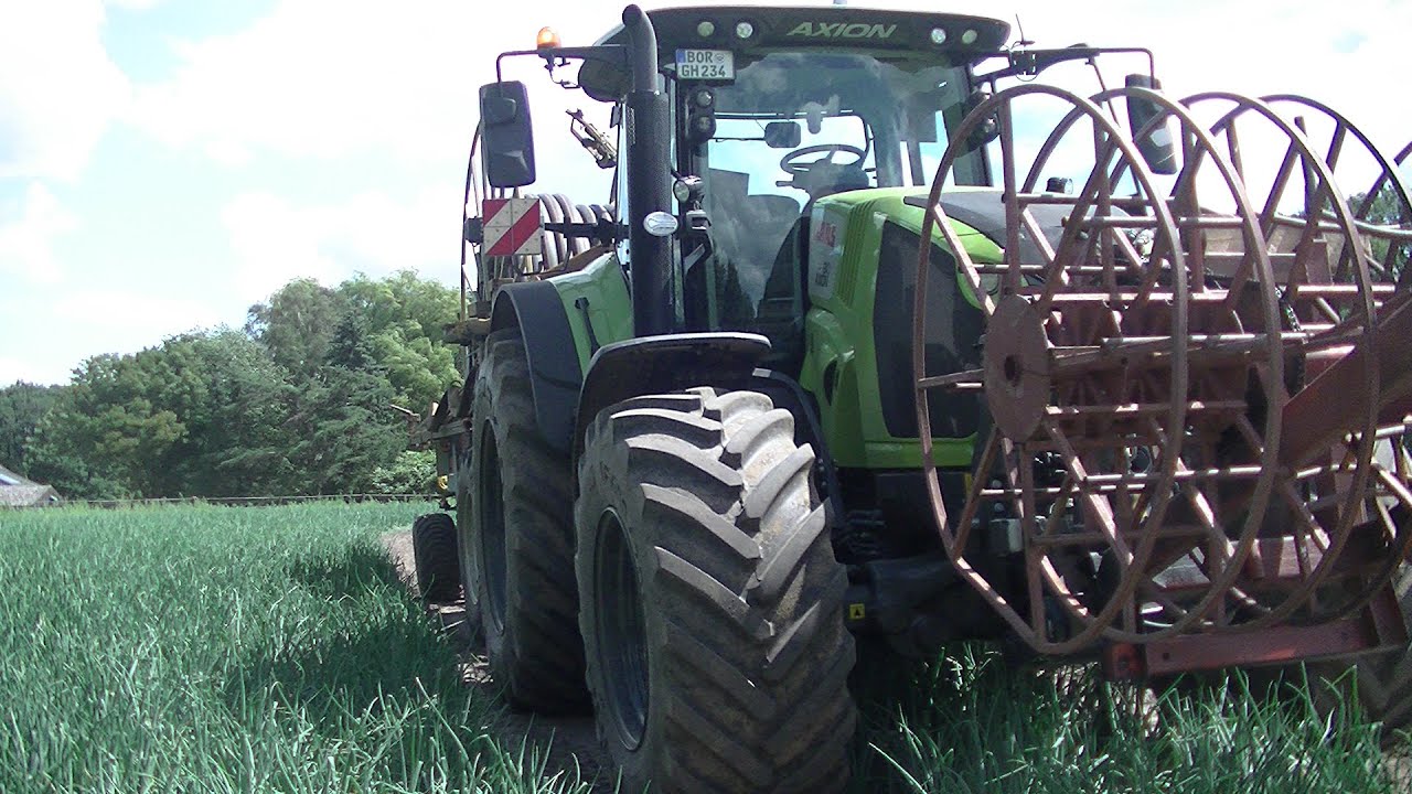Claas Axion 810 Fasterholt Beregnung aufstellen