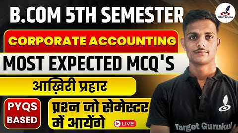 Most Expected MCQ