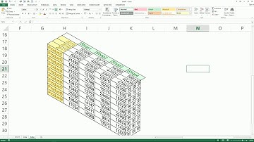 Microsoft Excel   Create a 3D Table Cube #GeoStarTV#DIY