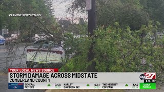 Storm damage across the Midstate