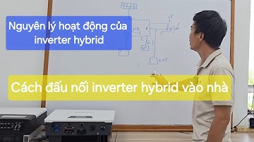 Nguyên lý hoạt động của inverter hybrid, và các phương thức đấu nối inverter hybrid vào điện nhà
