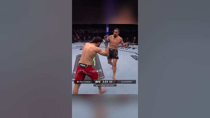 Роберт Уиттакер - Икрам Алискеров #ufc #mma #юфс #мма
