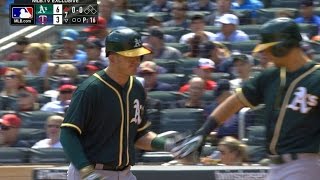 5/4/17: A's notch 14 hits in 8-5 win over the Twins