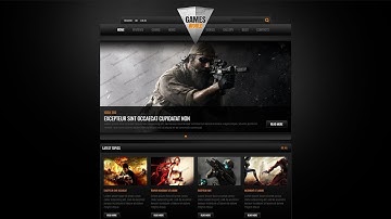Game Portal Website Template - 41559