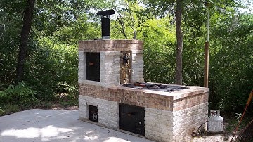 Building a Brick BBQ Smoker