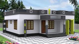 1000 sq ft house design India | Low budget home | 3 Bedroom |14 Lakhs | Plan, Elevation, 3D | shazz