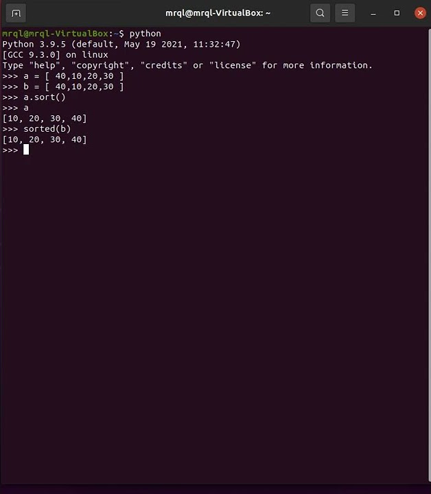 Python inbuilt(predefined) functions #62 #shorts - sorted() - YouTube image.