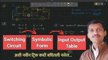 Easy way to create symbolic form of switching circuit and it
