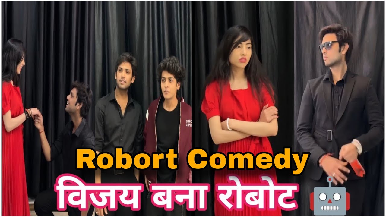 Vijay Bana Robot || विजय को बना दिया रोबोट 🦾|| Robort Comedy #viralvideo #comedy #simran 