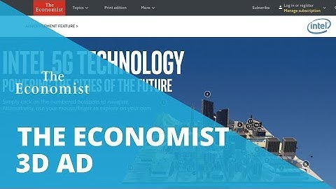 3D Ad for The Economist | DEMO | Sketchfab