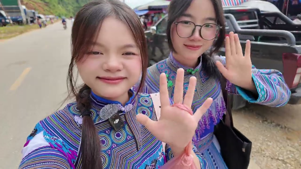 第一次穿苗族傳統服飾,走進神秘山區集市,驚喜連連!| 越南乡村生活