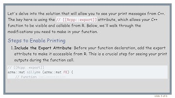 How to Print Integer Values in RCPP with Armadillo