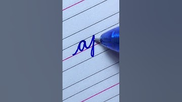 How to write ap in cursive handwriting | How to connect small letters in cursive | 2023