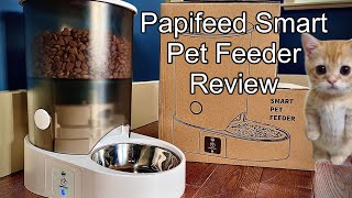 papifeed smart automatic pet feeder review