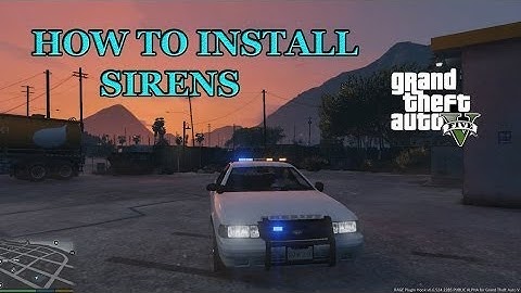 How To Install FiveM Custom Sirens