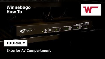 Winnebago Journey How-To: Exterior AV Compartment