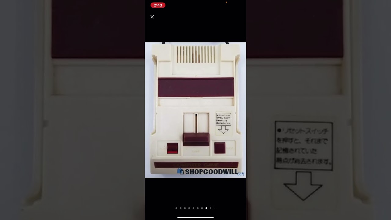 Over $300 US For a FAKE Nintendo Famicom WHY ShopGoodwill