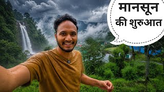 बरसात शुरू होते ही माहौल बदल गया| Pahadi Lifestyle Vlog| Pahadi Biker| Alok Rana