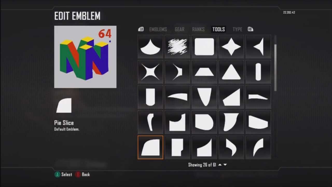 BO2 N64 Emblem Tutorial - YouTube