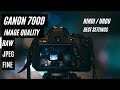 Canon EOS 700D | DSLR setting | JPEG | RAW | Image Quality | Explained in Urdu/हिंदी