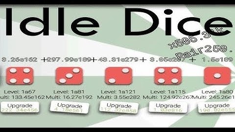 Idle Dice Gameplay
