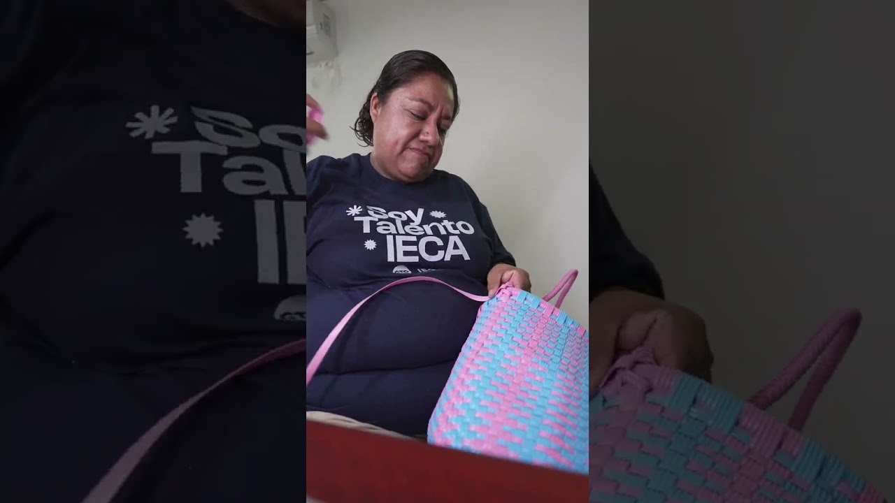 Aprende a tejer bolsas de toquilla en IECA Guanajuato