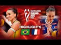 Brazil 🇧🇷 vs. France 🇫🇷 - Quarter Final | Highlights | Women's World Championships 2025