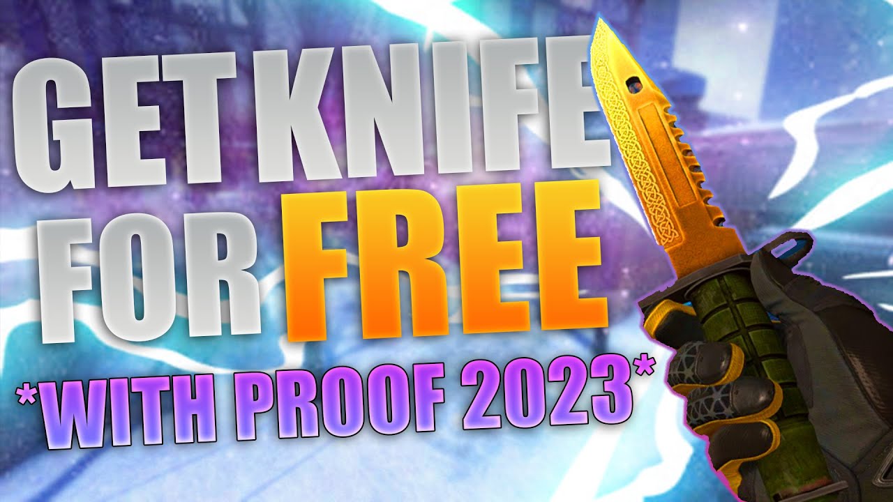 How to Get a FREE CSGO KNIFE in 2023 *WITH PROOF* YouTube