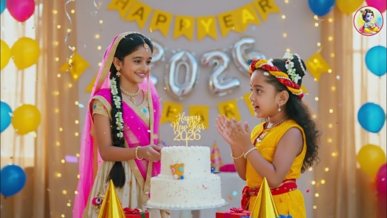 नया साल मनाते दिखे राधा-कान्हा | Yashomati Maiyaa Ke Nandlala | Happy New Year 2026 
