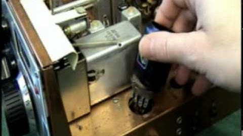 How to Drake R-4B Ham tube Receiver Filter Capacitor Replace instruction demo D-Lab
