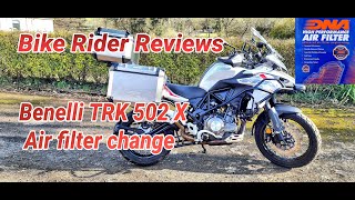 Benelli TRK 502X Air Filter Change